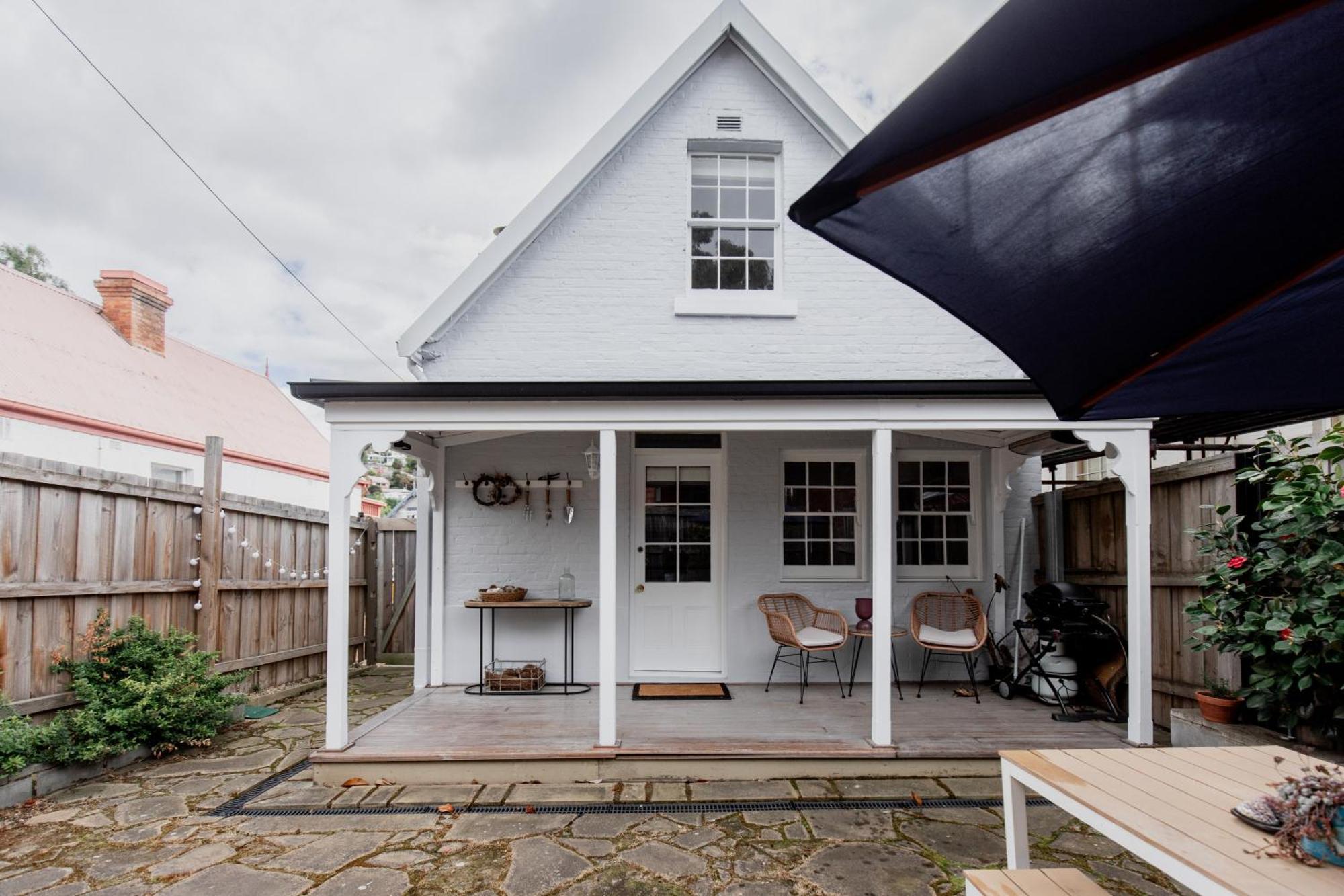 'Allambee' Heritage Cottage In Trendy South Hobart Exterior foto